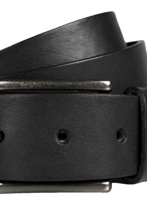Plain stamped logo belt