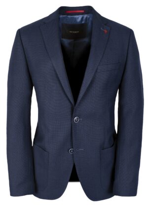 Roy Robson Smart, Two Button Slim Fit - Navy with Red Embroidery Blazer