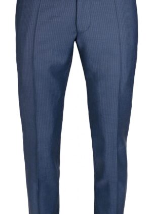 Roy Robson Slim Fit - Striped Navy Suit Trousers