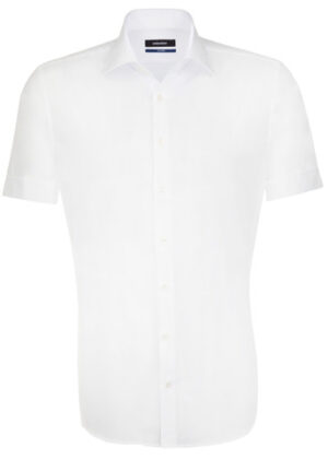 Shaped Fit Half Sleeve Business Kent Shirt