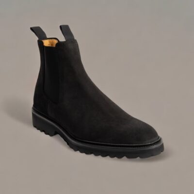 CAMBORNE BLACK WAXY SUEDE CAMBORNE BLACK WAXY SUEDE